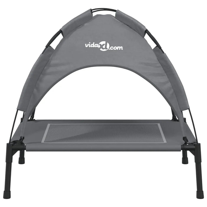 Dog Bed with Canopy in Anthracite - Little and Giant Explorers vidaXL