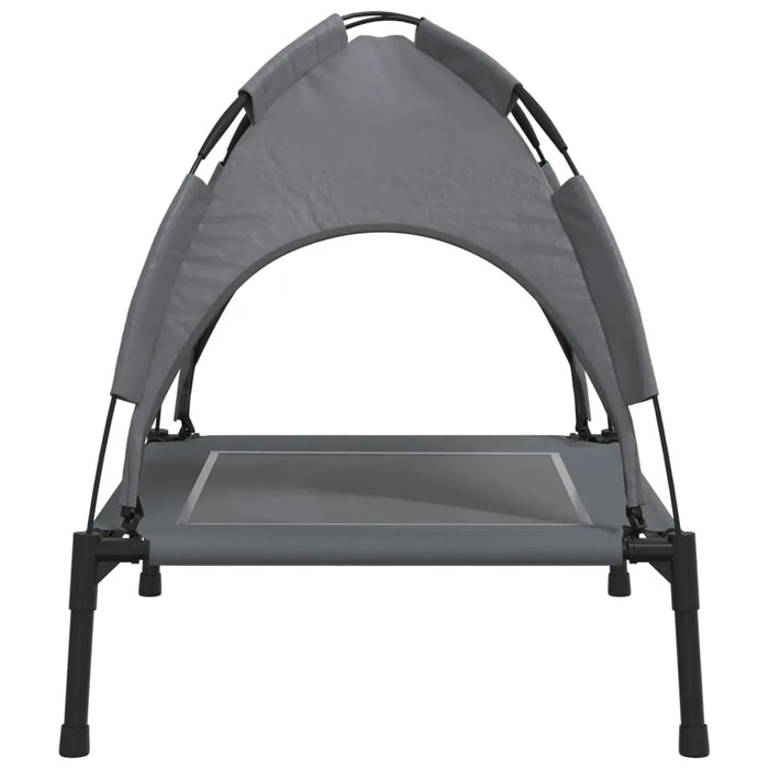 Dog Bed with Canopy in Anthracite - Little and Giant Explorers vidaXL