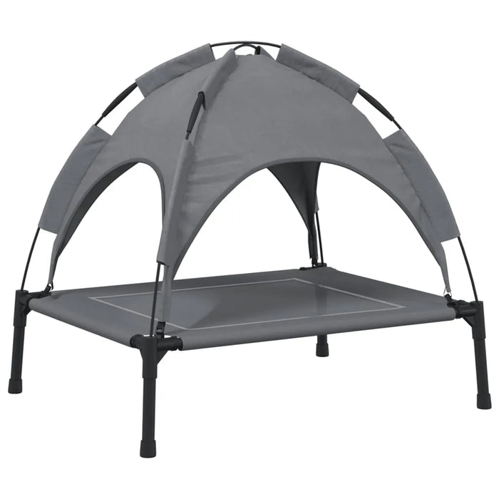 Dog Bed with Canopy in Anthracite - Little and Giant Explorers vidaXL