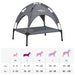 Dog Bed with Canopy in Anthracite - Little and Giant Explorers vidaXL