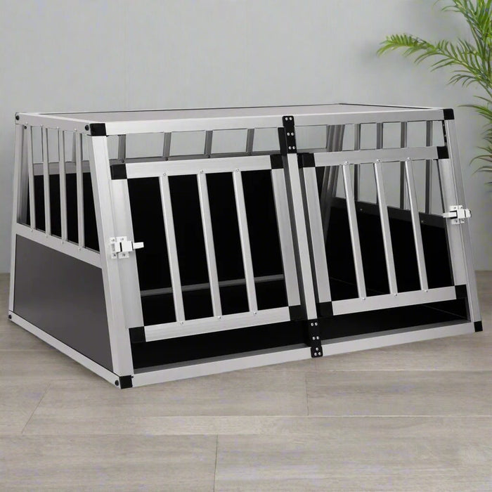 Dog Cage with Double Door (89 x 69 x 50cm) - Little and Giant Explorers vidaXL