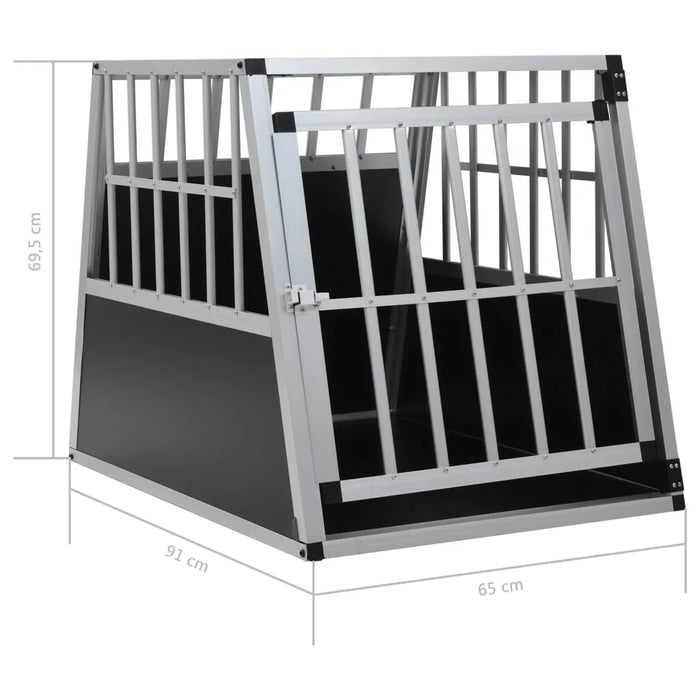 Dog Cage with Single Door 65x91x69.5 cm - Little and Giant Explorers vidaXL