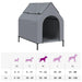 Dog House in Anthracite (110 x 75 x 107cm) - Little and Giant Explorers vidaXL