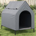 Dog House in Anthracite (110 x 75 x 107cm) - Little and Giant Explorers vidaXL