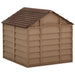 Dog House in Brown (71 x 71.5 x 68cm) - Little and Giant Explorers vidaXL