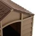 Dog House in Brown (71 x 71.5 x 68cm) - Little and Giant Explorers vidaXL