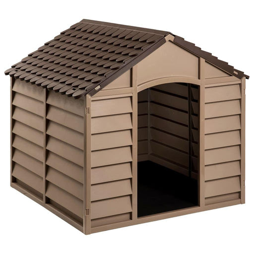 Dog House in Brown (86 x 84 x 82cm) - Little and Giant Explorers vidaXL