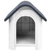 Dog House in Grey and White (59 x 75 x 66cm) - Little and Giant Explorers vidaXL