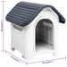 Dog House in Grey and White (59 x 75 x 66cm) - Little and Giant Explorers vidaXL