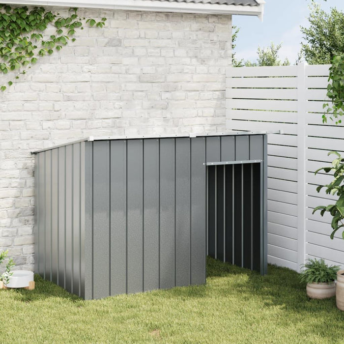 Dog House with Roof in Anthracite and Galvanised Steel (153 x 91 x 110cm) - Little and Giant Explorers vidaXL