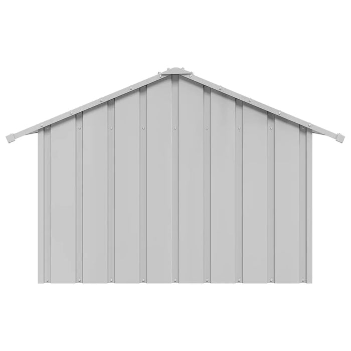 Dog House with Roof in Galvanised Steel (83 x 130 x 85cm) - Little and Giant Explorers vidaXL