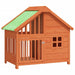 Dog Kennel in Brown and Solid Wood Pine (96 x 60.5 x 87cm) - Little and Giant Explorers vidaXL