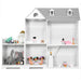Dollhouse Bookshelf | 5 Compartments with Bonus Balcony Storage - Little and Giant Explorers Costway