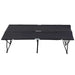 Double Camping Cot Bed with Bag in Black - Little and Giant Explorers Outsunny