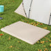 Double Inflatable Mattress with Built-In Pump in White - Little and Giant Explorers Outsunny