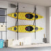 Double Kayak Storage Straps with Paddle Clips 50kg - Little and Giant Explorers vidaXL