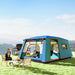 Double Layer Tunnel Tent with Porch, Living Area and 2 Bedrooms (4 - 6 persons) - Little and Giant Explorers Outsunny