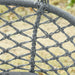 Two-Seater Boho Macrame Hammock Swing in Grey - Little and Giant Explorers Outsunny