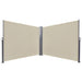 Retractable Double Awning in Beige (600 x 180cm) - Little and Giant Explorers Outsunny