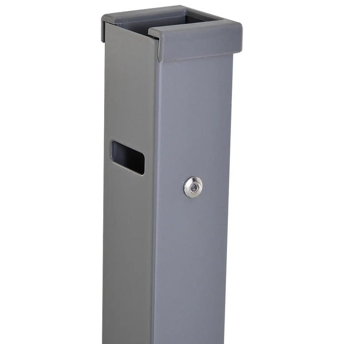 Retractable Double Awning in Beige (600 x 180cm) - Little and Giant Explorers Outsunny