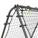 Double Sided Football Rebounder Net with 5 Adjustable Angles in Black - Little and Giant Explorers HOMCOM