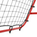 Double Sided Football Rebounder Net with 5 Adjustable Angles in Red - Little and Giant Explorers HOMCOM