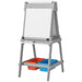 Double Sided Painting Easel with Chalk Board in Grey - Little and Giant Explorers AIYAPLAY