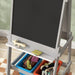 Double Sided Painting Easel with Chalk Board in Grey - Little and Giant Explorers AIYAPLAY