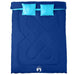 Double Sleeping Bag with Pillows for Adults Camping 3-4 Seasons in Navy and Blue - Little and Giant Explorers vidaXL