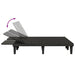 Double Sun Lounger in Black - Little and Giant Explorers vidaXL