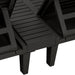 Double Sun Lounger in Black - Little and Giant Explorers vidaXL