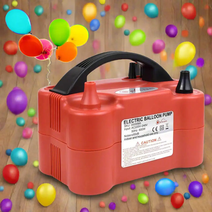 Dual Nozzle Balloon Inflator Pump | 600W Electric Balloon Blower - Automatic Modes VINSANI - Little and Giant Explorers Vinsani