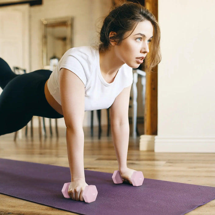 Dumbbell Set | Complete Weight Set with Carry Case - Little and Giant Explorers SPORTNOW