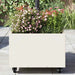 Durable Parasol Base with Planter - White | 360° Rotation Rollable Steel Design VIDAXL - Little and Giant Explorers vidaXL