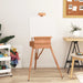 Easel Stand in Solid Beech Wood (81 x 121 x 173cm) - Little and Giant Explorers vidaXL