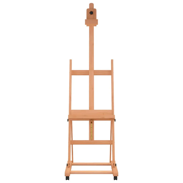 Easel Stand on Wheels in Solid Beech Wood (55 x 53.5 x 178cm) - Little and Giant Explorers vidaXL