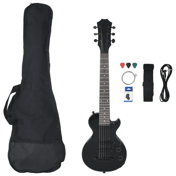 Electric Guitar for Kids with Bag in Black 3/4 30" - Little and Giant Explorers vidaXL