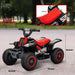 Electric Quad Bike for Kids with Headlights in Red 6V - Little and Giant Explorers AIYAPLAY