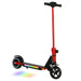 Folding Electric Scooter with LED Colourful Lights and Display in Red - Little and Giant Explorers SPORTNOW