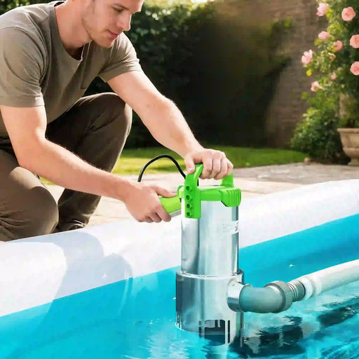Electric Water Pump | 1100W Motor with 18500 L/H Flow Rate and Stainless Steel Housing - Little and Giant Explorers Outsunny