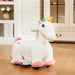 Electric Toddler Ride-On Unicorn with Music and Forward Control 6V - Little and Giant Explorers AIYAPLAY