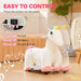 Electric Toddler Ride-On Unicorn with Music and Forward Control 6V - Little and Giant Explorers AIYAPLAY