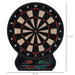 Electronic Hanging Dartboard | LED Digital Score Set with 12 Soft Tip Darts - Little and Giant Explorers HOMCOM