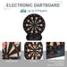 Electronic Hanging Dartboard | LED Digital Score Set with 12 Soft Tip Darts - Little and Giant Explorers HOMCOM