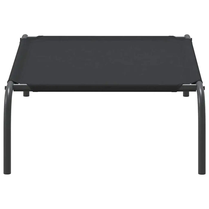 Elevated Dog Bed in Black (90 x 50 x 20cm) - Little and Giant Explorers vidaXL