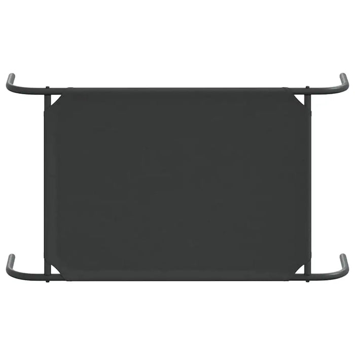 Elevated Dog Bed in Black (90 x 50 x 20cm) - Little and Giant Explorers vidaXL