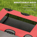 Elevated Dog Bed - Red | Portable Raised Pet Cot with Breathable Mesh - Up to 20kg PAWHUT - Little and Giant Explorers PawHut