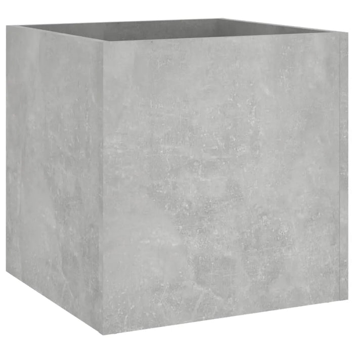 Engineered Wood Planter Box | Concrete Grey with Smooth Surface and Moisture Resistance - Little and Giant Explorers vidaXL