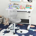Ergonomic Children Study Chair - Grey | Adjustable Height and Mesh Back COSTWAY - Little and Giant Explorers Costway
