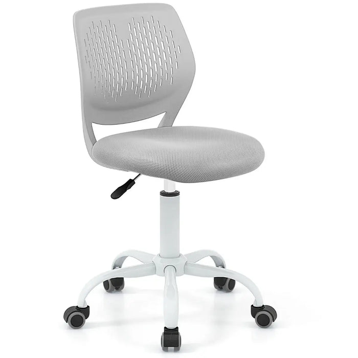 Ergonomic Children Study Chair - Grey | Adjustable Height and Mesh Back COSTWAY - Little and Giant Explorers Costway